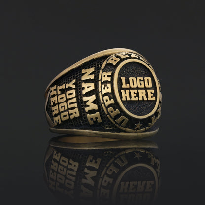 Handcrafted Personalized Name Ring, Custom Silver & Gold Jewelry