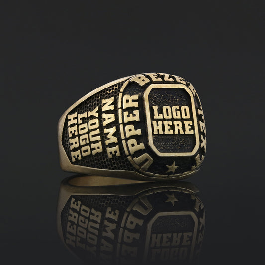Handcrafted Name Ring for Men & Women, Custom Silver & Gold Engraved Jewelry