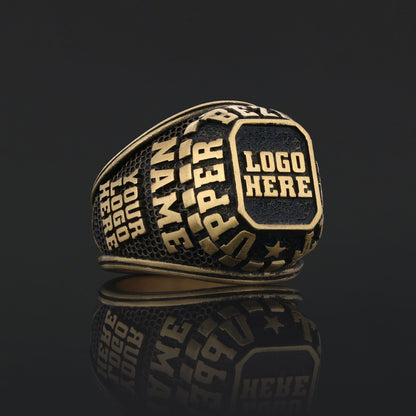 Personalized Custom Ring for Men & Women Handcrafted Engraved Jewelry in Silver & Gold