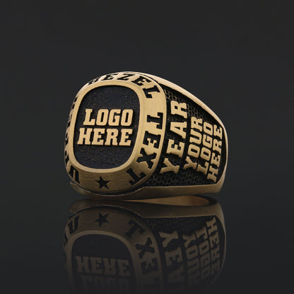 Simple Personalized Name Ring, Custom Minimalist Silver & Gold Ring