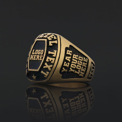 Luxury Personalized Name Ring, Custom Engraved Silver & Gold Jewelry for Him & Her