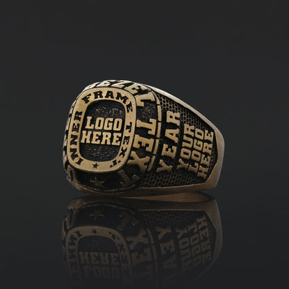 Custom Name Ring in Silver or Gold, Personalized Engraved Ring for Men & Women