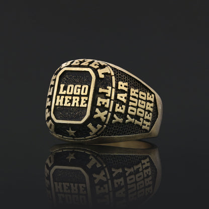 Handcrafted Name Ring for Men & Women, Custom Silver & Gold Engraved Jewelry
