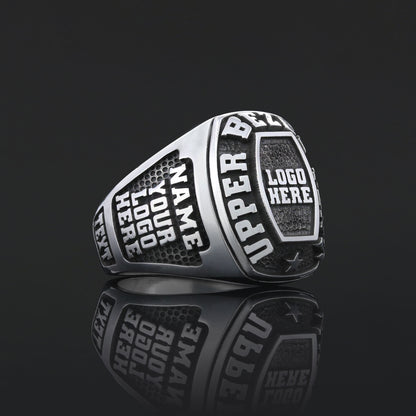 Luxury Personalized Name Ring, Custom Engraved Silver & Gold Jewelry for Him & Her