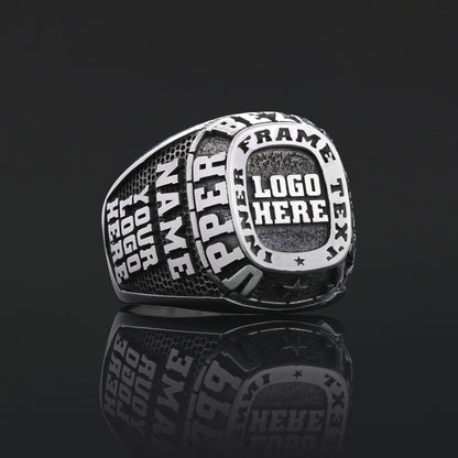Custom Name Ring in Silver or Gold, Personalized Engraved Ring for Men & Women