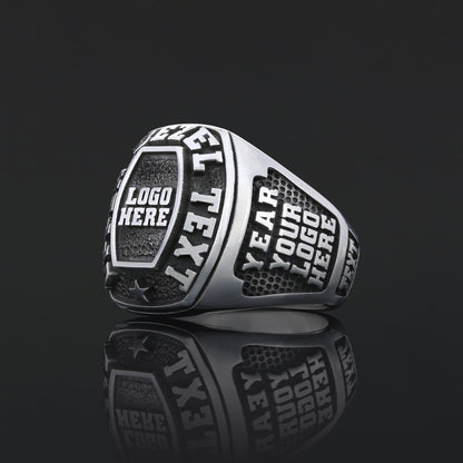 Luxury Personalized Name Ring, Custom Engraved Silver & Gold Jewelry for Him & Her