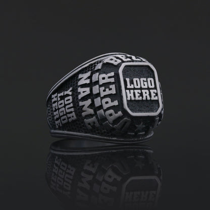 Personalized Custom Ring for Men & Women Handcrafted Engraved Jewelry in Silver & Gold