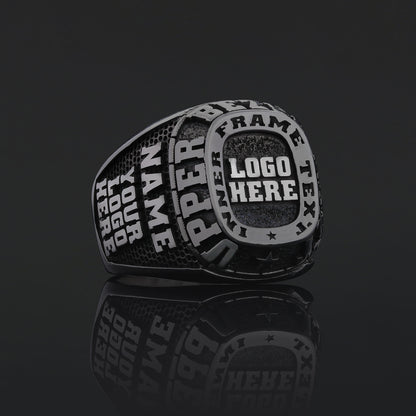 Custom Name Ring in Silver or Gold, Personalized Engraved Ring for Men & Women