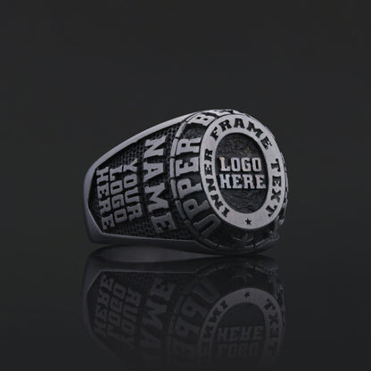 Personalized Engraved Ring, Custom Name Ring in Silver or Gold