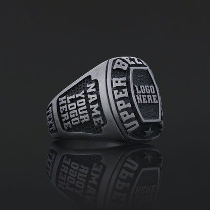 Luxury Personalized Name Ring, Custom Engraved Silver & Gold Jewelry for Him & Her