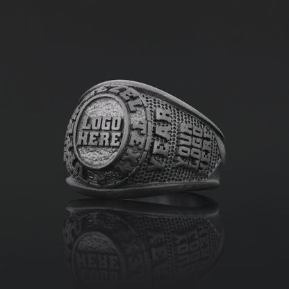 Handcrafted Personalized Name Ring, Custom Silver & Gold Jewelry