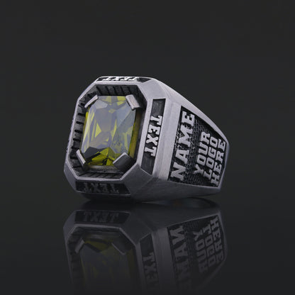 Signature Custom Ring,  Tailor-Made Fine Jewelry for Him & Her