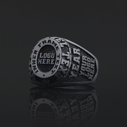 Personalized Engraved Ring, Custom Name Ring in Silver or Gold