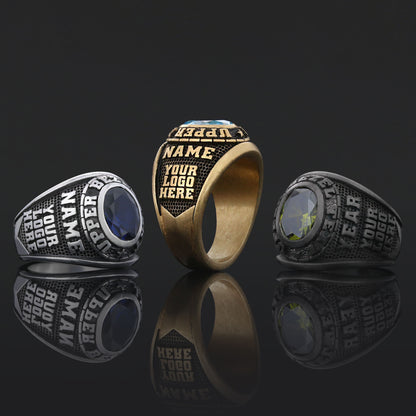 Luxury Signature Custom Ring, Personalized Silver, Gold & Signet Jewelry