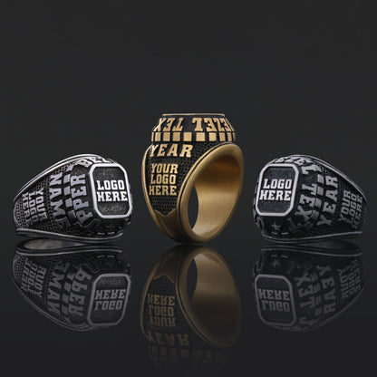 Personalized Custom Ring for Men & Women Handcrafted Engraved Jewelry in Silver & Gold