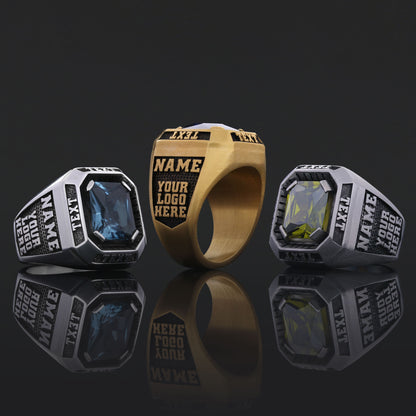 Signature Custom Ring,  Tailor-Made Fine Jewelry for Him & Her