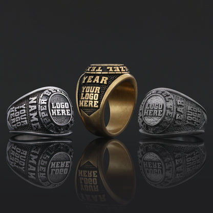Handcrafted Personalized Name Ring, Custom Silver & Gold Jewelry