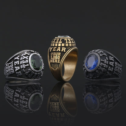 Design Your Own Custom Ring, Personalized Engraved Silver & Gold Ring Gift