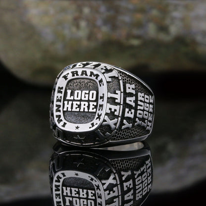 Custom Name Ring in Silver or Gold, Personalized Engraved Ring for Men & Women