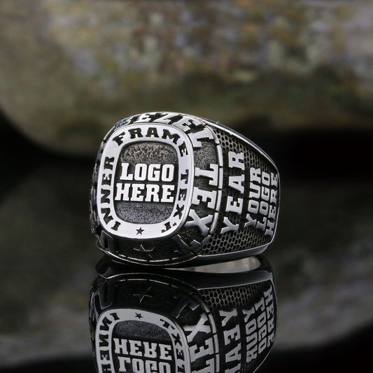 Custom Name Ring in Silver or Gold, Personalized Engraved Ring for Men & Women