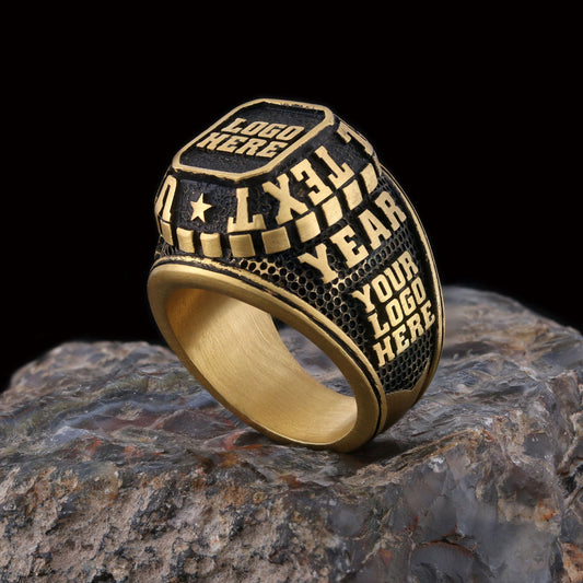 Personalized Custom Ring for Men & Women Handcrafted Engraved Jewelry in Silver & Gold