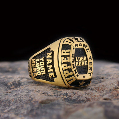 Personalized Name Ring for Men & Women, Minimalist Custom Engraved Silver or Gold Band, Unique Handmade Gift