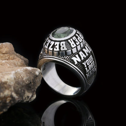 Design Your Own Custom Ring, Personalized Engraved Silver & Gold Ring Gift
