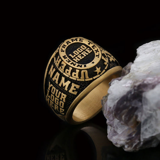 Custom Name Ring for Men & Women, Personalized Engraved Silver or Gold Jewelry