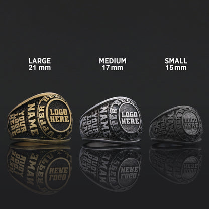 Handcrafted Personalized Name Ring, Custom Silver & Gold Jewelry