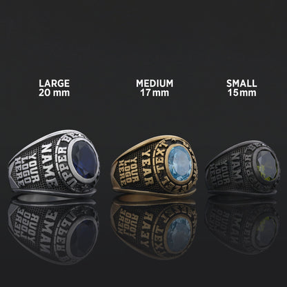 Luxury Signature Custom Ring, Personalized Silver, Gold & Signet Jewelry