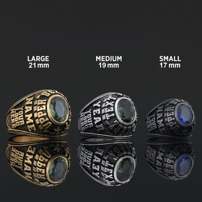 Design Your Own Custom Ring, Personalized Engraved Silver & Gold Ring Gift