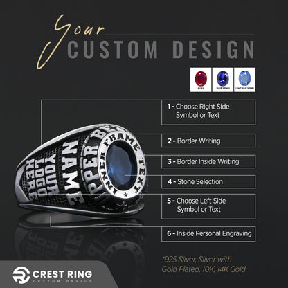 Custom Engraved Minimalist Name Ring, Personalized Silver & Gold Band