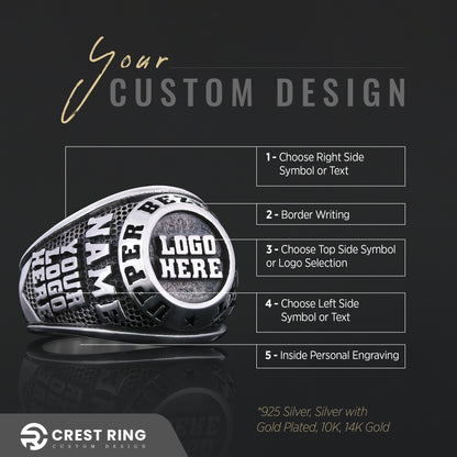 Elegant Handmade Custom Ring, Personalized Jewelry for Every Occasion