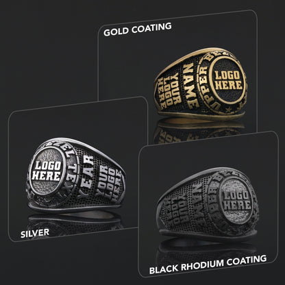 Handcrafted Personalized Name Ring, Custom Silver & Gold Jewelry