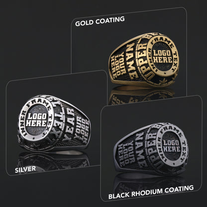 Personalized Engraved Ring, Custom Name Ring in Silver or Gold