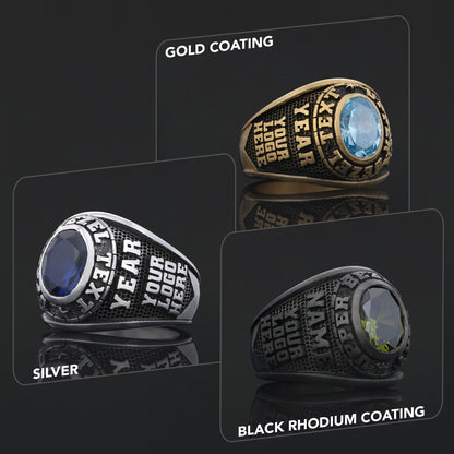Luxury Signature Custom Ring, Personalized Silver, Gold & Signet Jewelry