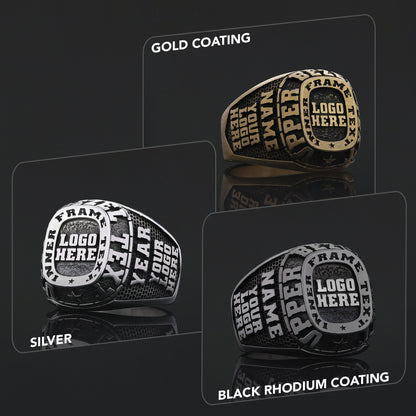 Custom Name Ring in Silver or Gold, Personalized Engraved Ring for Men & Women