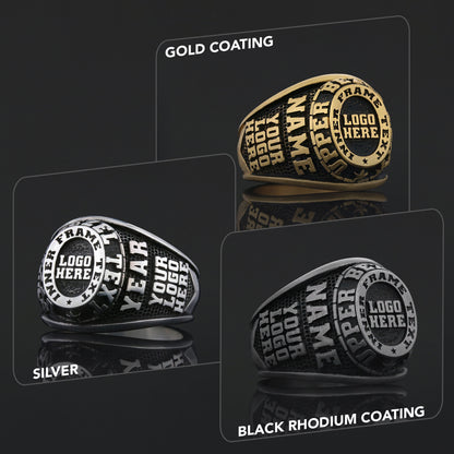 Custom Name Ring for Men & Women, Personalized Engraved Silver or Gold Jewelry