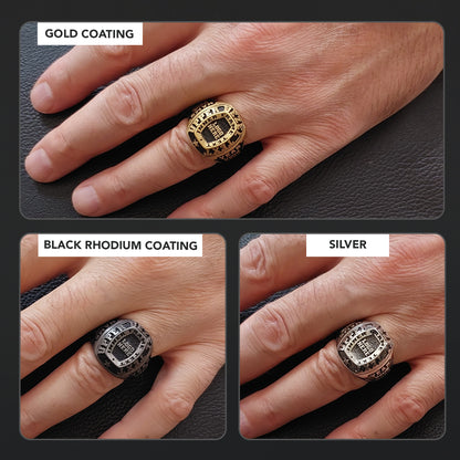 Personalized Name Ring for Men & Women, Minimalist Custom Engraved Silver or Gold Band, Unique Handmade Gift