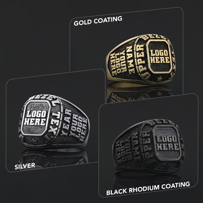 Handcrafted Name Ring for Men & Women, Custom Silver & Gold Engraved Jewelry