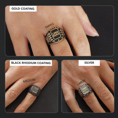 Personalized Custom Ring for Men & Women Handcrafted Engraved Jewelry in Silver & Gold