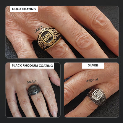 Minimalist Personalized Name Ring, Custom Silver & Gold Unisex Ring