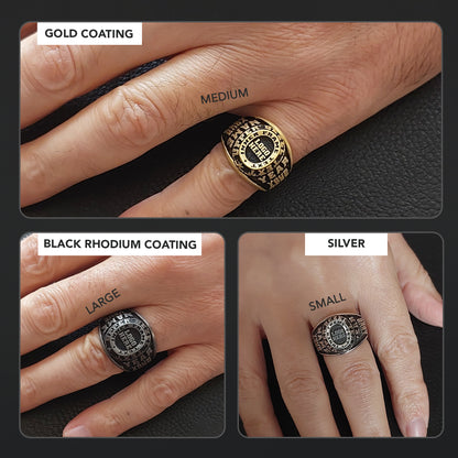 Custom Minimalist Name Ring, Personalized Silver & Gold Unisex Jewelry