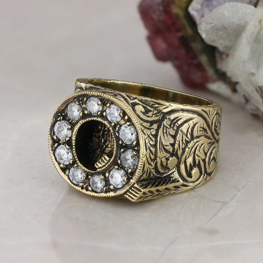 925 Sterling Silver Alphabet Q Ring