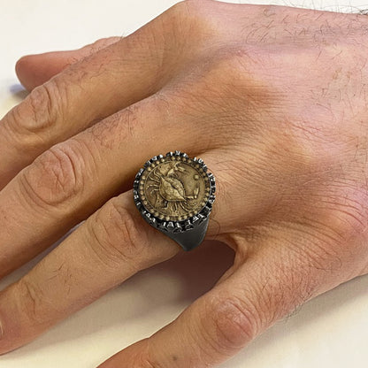 925 Sterling Silver Cancer Sign Ring