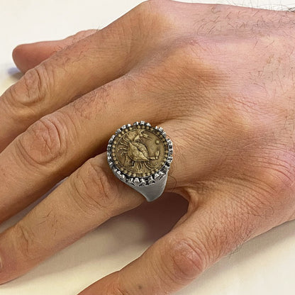 925 Sterling Silver Cancer Sign Ring