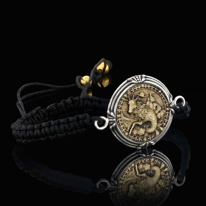 925 Sterling Silver Capricorn Bracelet