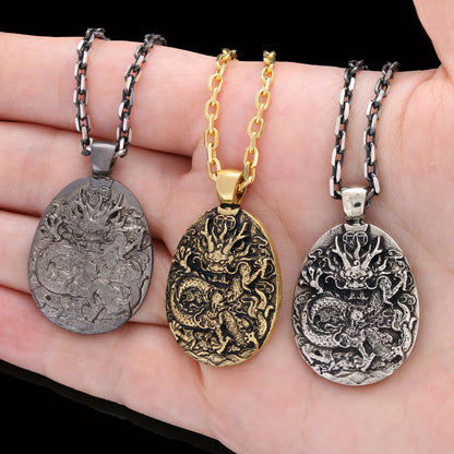 925 Sterling Silver Dragon Pendant