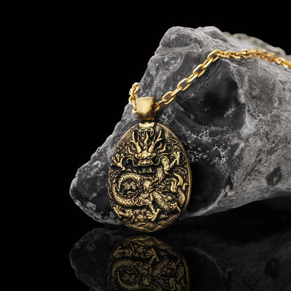 925 Sterling Silver Dragon Pendant