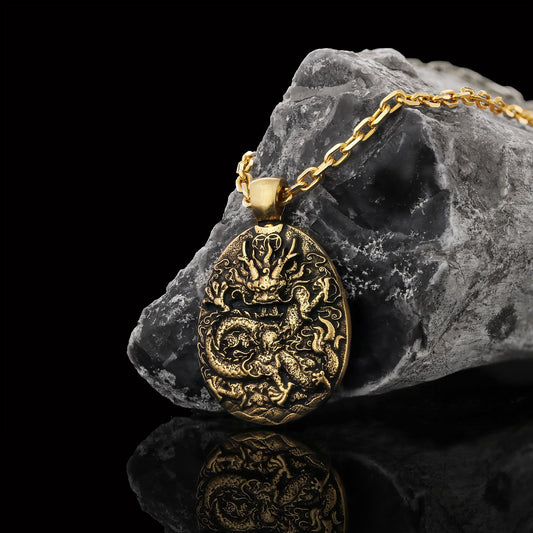 925 Sterling Silver Dragon Pendant